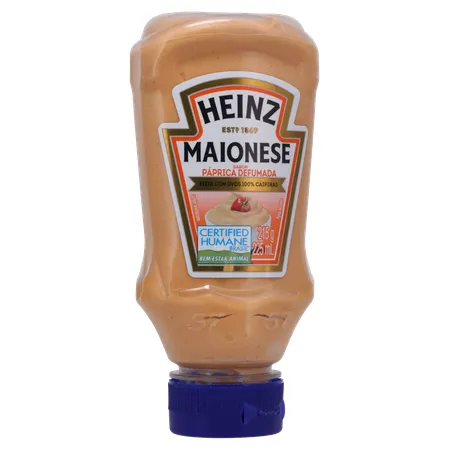 Maionese Heinz Páprica Defumada Squeeze 225ml 360-34