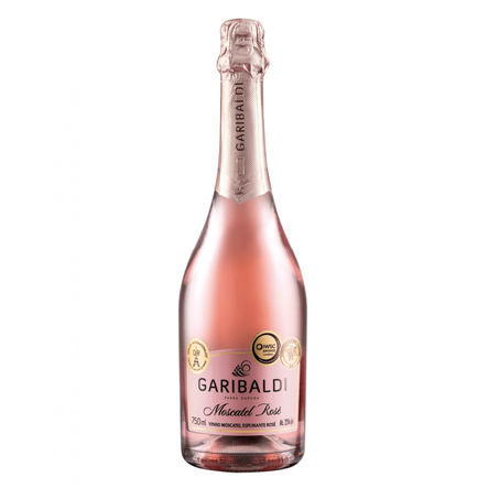 Espumante Garibaldi Moscatel Rosé Garrafa 750ml 