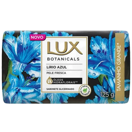 Sabonete barra lux 125g botan lirio azul