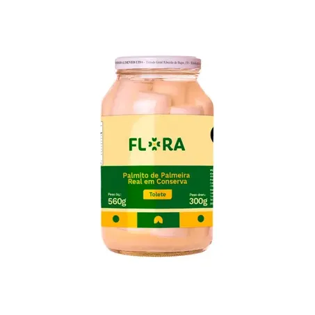Palmito Flora Palmeira Real Tolete 300g