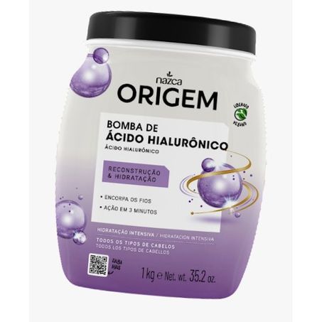Creme hidratação ácido hialurônico origem 1kg
