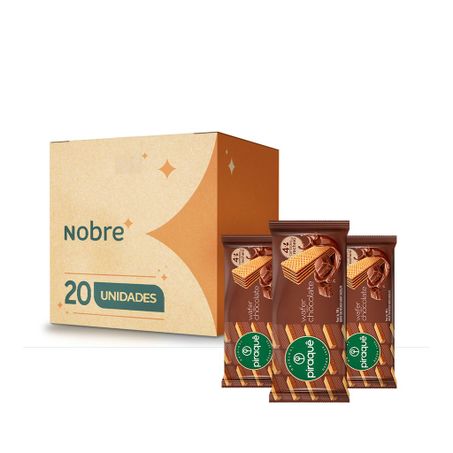 BISC.WAFER PIRAQUE 100G CHOCOLATE CX 20.0