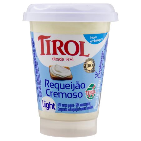 REQUEIJÃO CREMOSO LIGHT TIROL