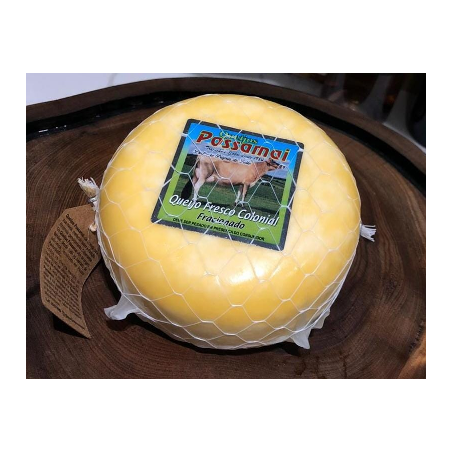 Queijo colonial inteiro redondo possamai kg