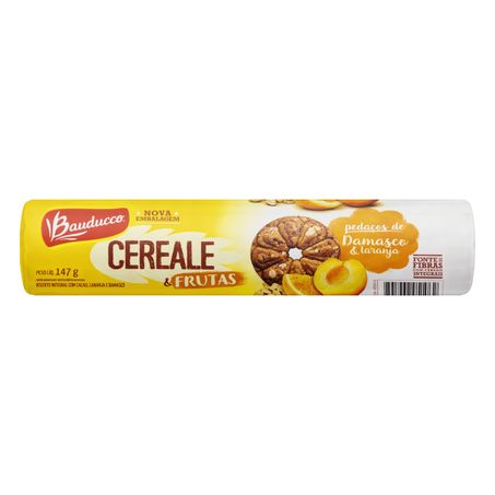 BISCOITO DAMASCO E LARANJA COM CACAU BAUDUCCO CEREALE