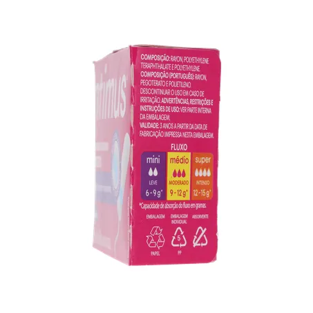 Absorvente Interno Intimus Mini C/ 8UN 360-8