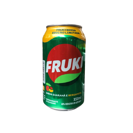 REFRIGERANTE FRUKI GUARANA C/BERGAMOTA LT 350 ML  