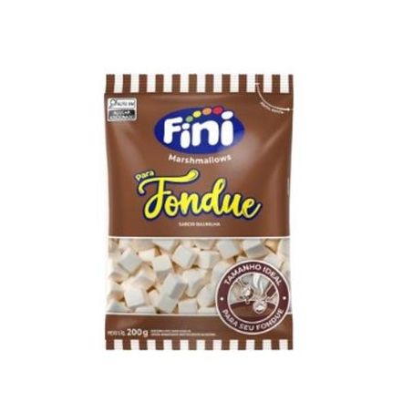 Marshmallow Fini Fondue Pacote 200g 
 
