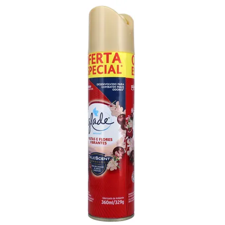 Desodorizador Aerossol Frutas e Flores Vibrantes Glade 360Ml 360-4