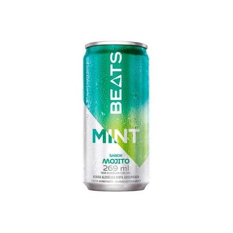 CERVEJA SKOL BEATS MINT MOJITO LATA 269 ML        