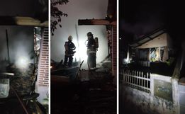 Idosa tem casa destruída por incêndio após acender vela em SC