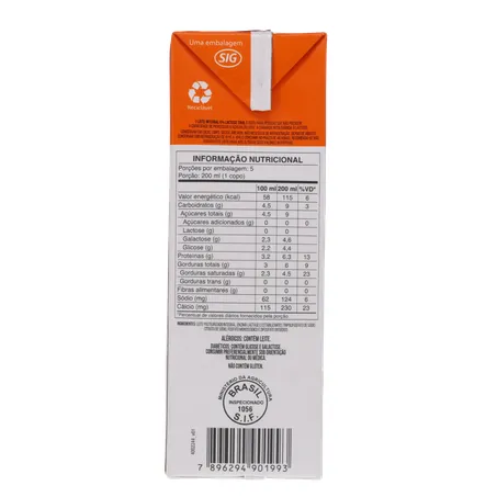 LEITE LONGA VIDA TIROL ZERO LACTOSE INTEGRAL 1L 360-3
