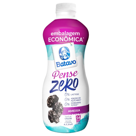 IOGURTE BATAVO PENSE ZERO LACTOSE AMEIXA 1150G