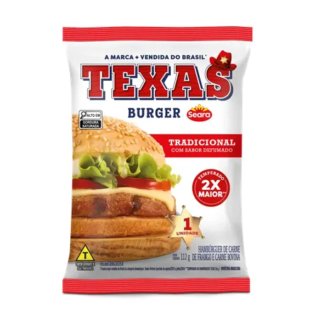 Hamburguer Misto Seara 112g Texas Tradicional