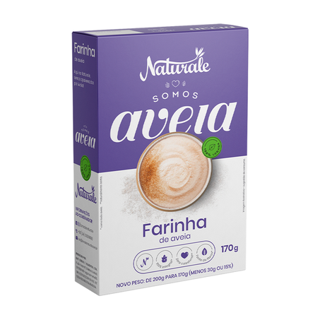 FARINHA DE AVEIA NATURALE 170G