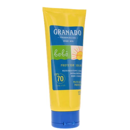 PROTETOR SOLAR INFANTIL GRANADO BEBÊ FPS70 120ML 360-34