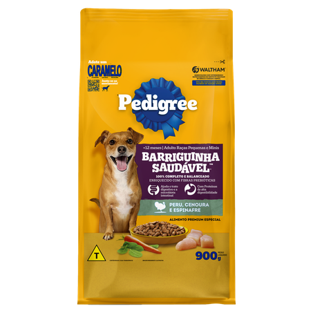 Ração Premium Especial para Cães Sabor Cenoura e Espinafre Pedigree Pacote 900g

