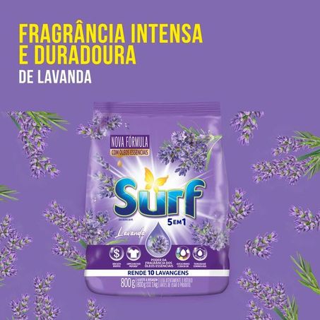 Sabão Em Pó Surf Lavanda 800g 360-2