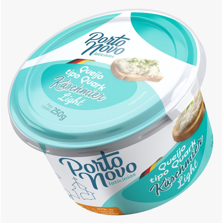 Queijo quark kaschmier light porto novo 250g