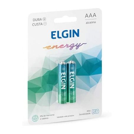 PILHA ELGIN ALCALINA  AAA 2UN