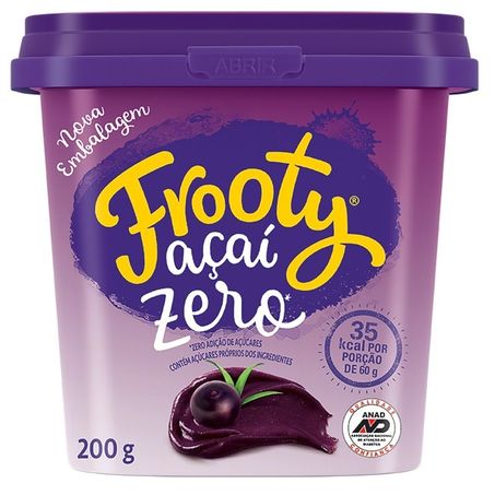 Sorbet acai zero frooty 200g