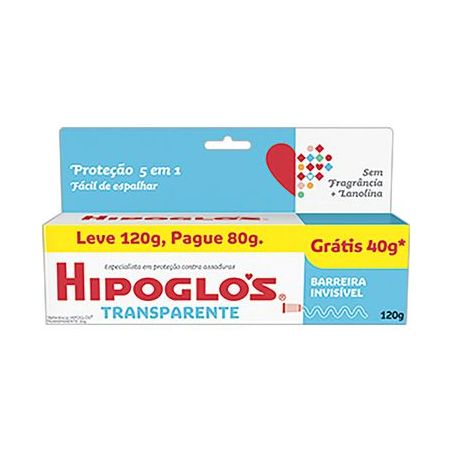 Pomada hipoglos 120g clear