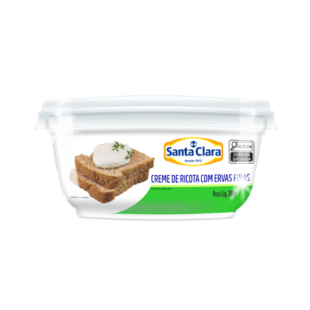CREME DE RICOTA SANTA CLARA ERVAS FINAS 200G