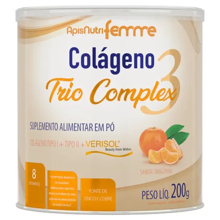 COLAGENO TRIO PLEX VERISOL + TIPO II TANGERINA 200