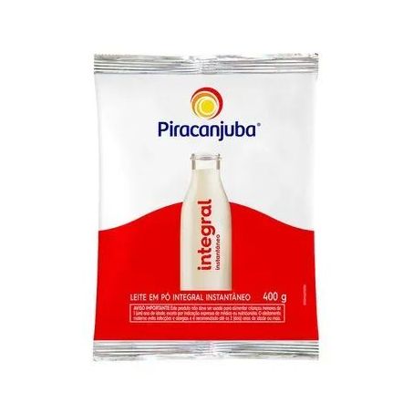 Leite em Pó Integral Instantâneo Piracanjuba 400G