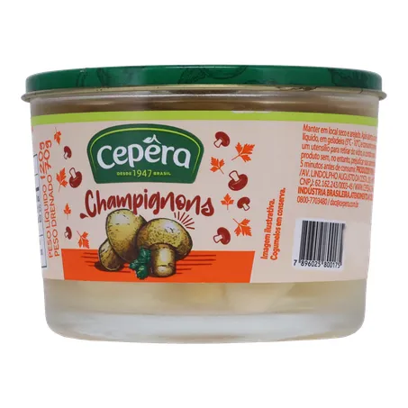 Cogumelos em conserva cepêra champignon 360-2