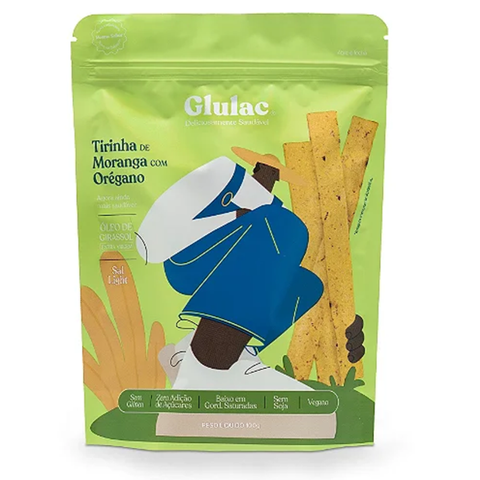 Tirinha Moranga com Orégano Glulac 100g