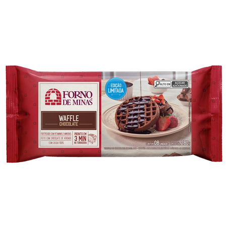 Waffle Forno de Minas 280g - Chocolate