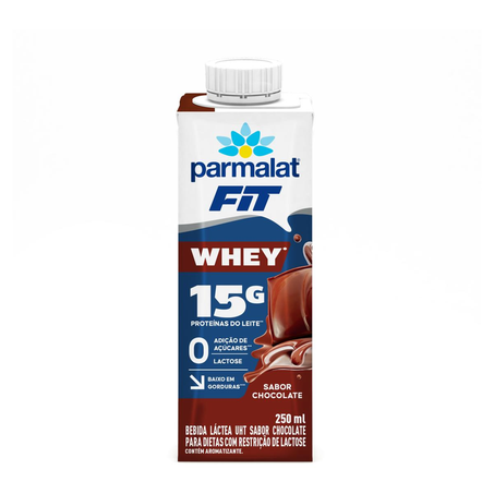 Bebida Láctea Proteica Parmalat 250ml - 15g de Proteína - Chocolate