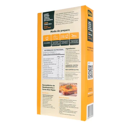 Carne Seca Vapza Desfiada E Cozida 400G 360-21