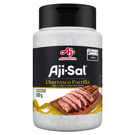 Sal Ajisal 500g - Para Churrasco - Parrilla