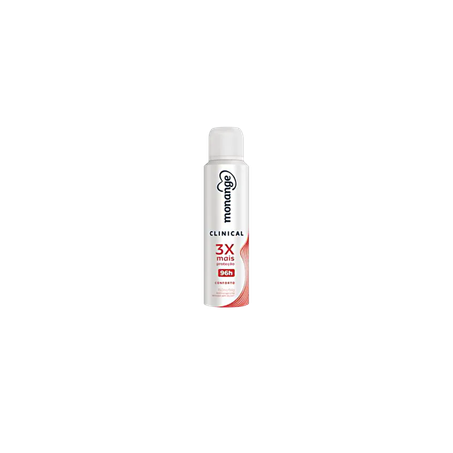 Desodorante Antitranspirante Aerossol Monange Conforto Frasco Spray 150ml