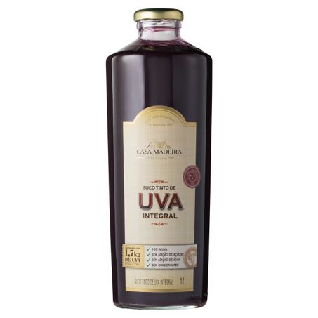 SUCO INTEGRAL UVA TINTO CASA MADEIRA