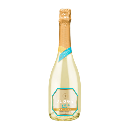 Espumante aurora 750ml zero branco