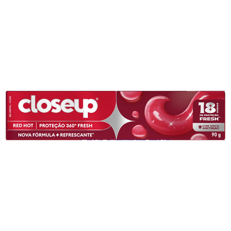 Gel Dental Closeup 90g - Red Hot