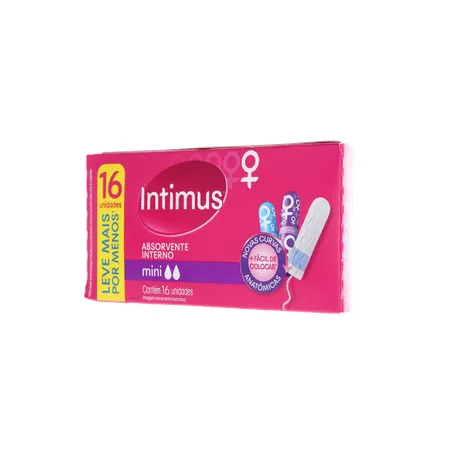 Absorvente Interno Intimus Mini Leve 16 Pague 15 Unidades 360-4