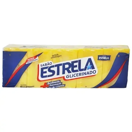SABAO BARRA ESTRELA GLICERIN 5X200G