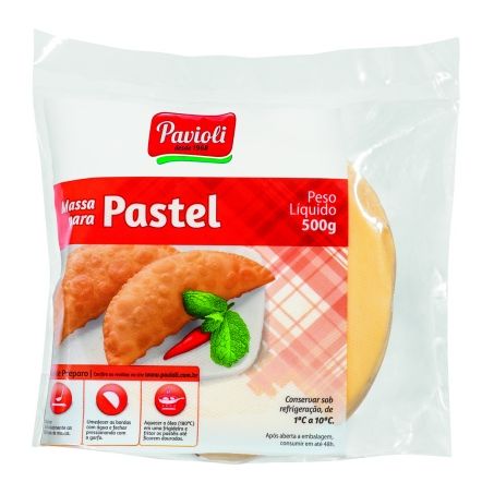 Massa pastel pavioli 500gr dl