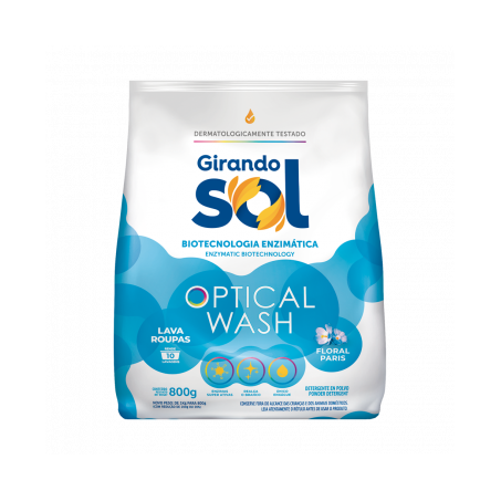 LAVA ROUPA GIRANDO SOL FLORAL PARIS 800G