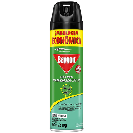 INSETICIDA BAYGON AÇÃO TOTAL EUCALIPTO 360ML