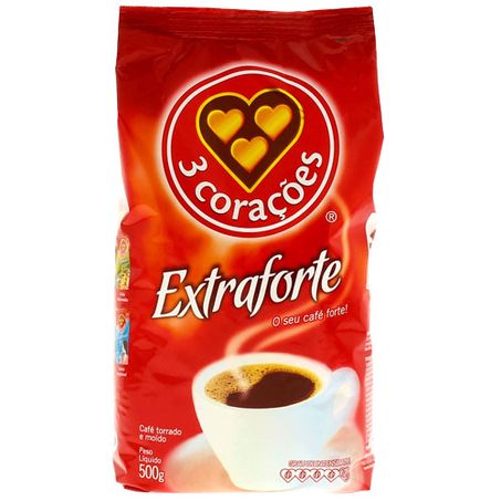 Café 3 corações 500g extraforte