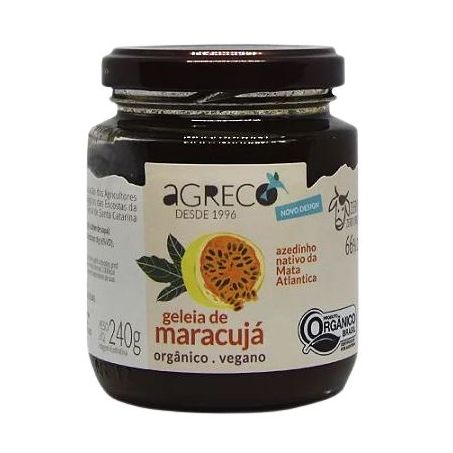 Geleia org agreco maracuja 240g