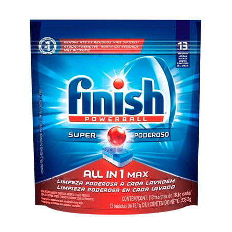 Detergente po finish tablete 235,5g