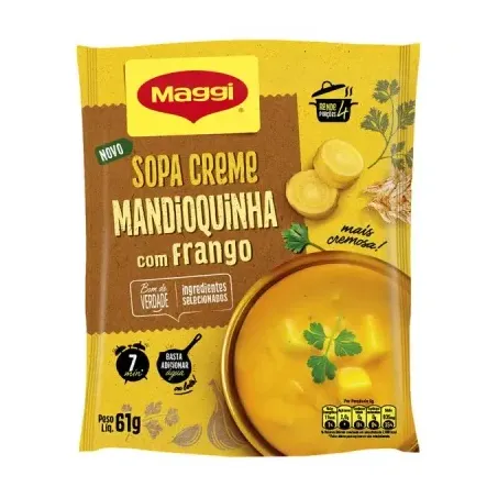 Sopa maggi 61g mandioquinha com frango
