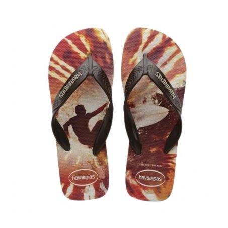 Sandalia havaianas surf branco cafe 41/42