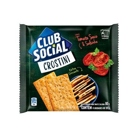 Biscoito Club Social Crostini Tomate/Salsa 80g